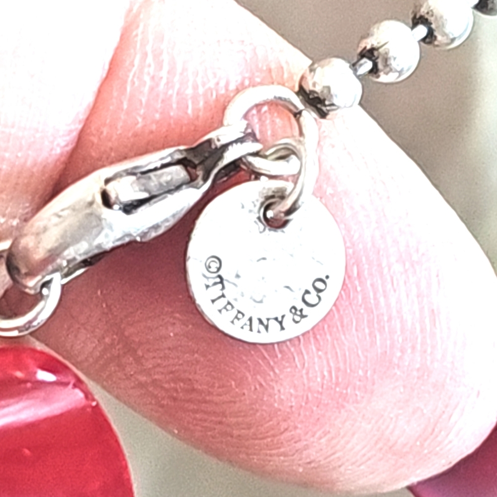 Authentic Tiffany & Co. Sterling Silver Tiny Bead… - image 3